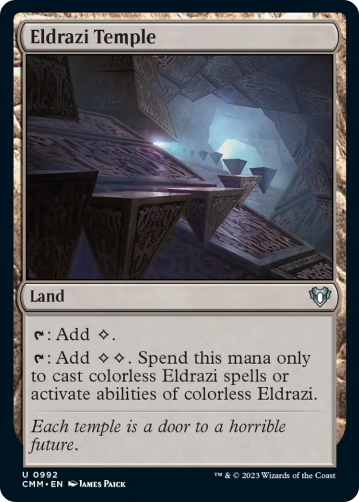 Eldrazi Temple [Commander Masters] Magic: The Gathering