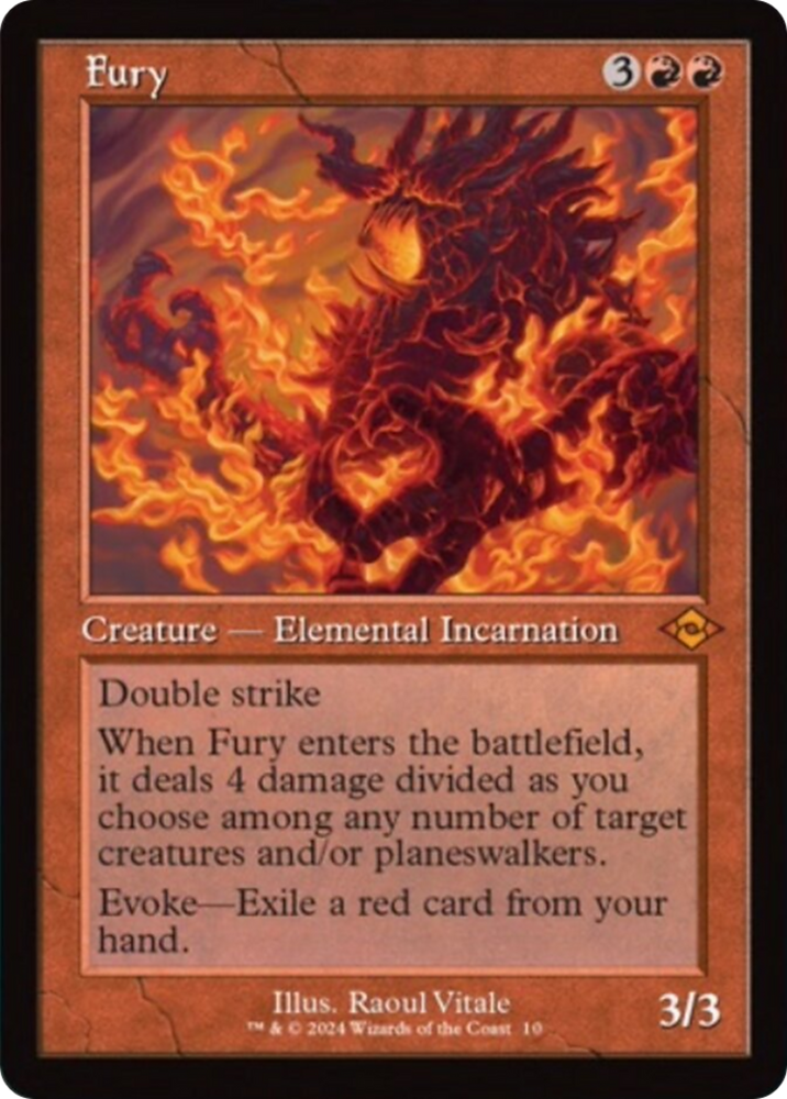 Fury (Retro) [Modern Horizons 2] Magic: The Gathering