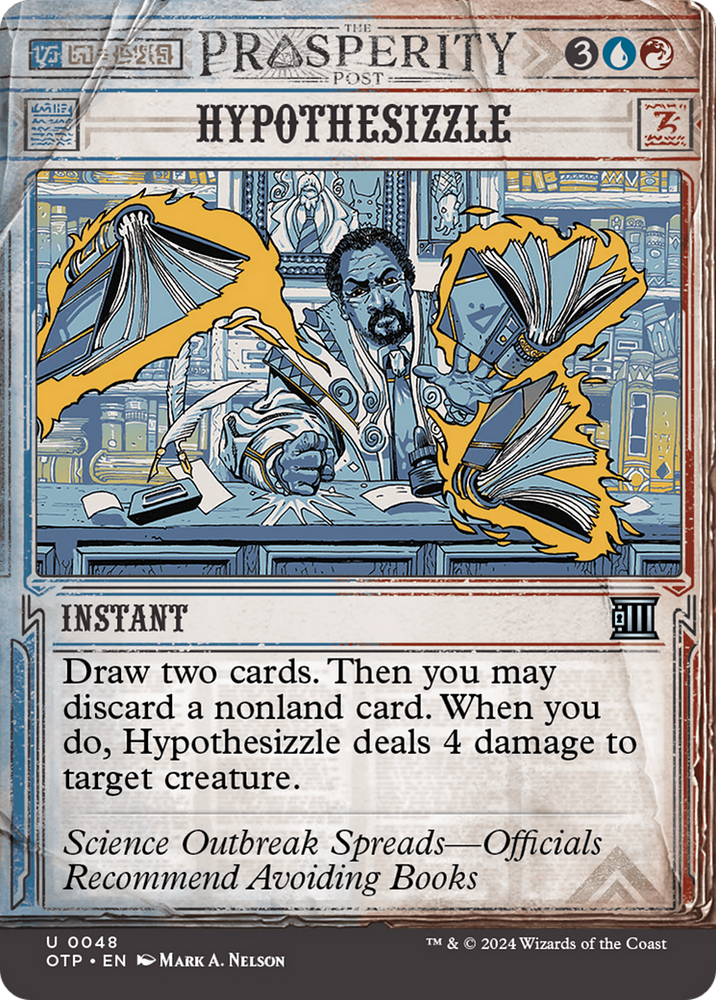 Hypothesizzle [Outlaws of Thunder Junction: Breaking News] Magic: The Gathering