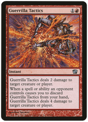 Guerrilla Tactics (Oversized) [Eighth Edition Box Topper] Magic: The Gathering