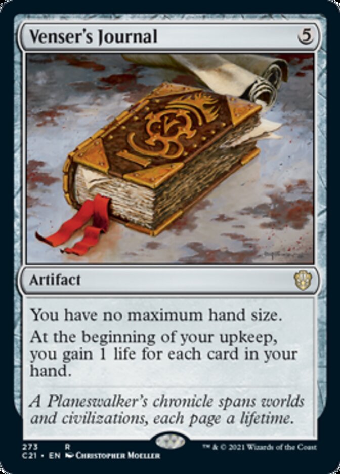 Venser's Journal [Commander 2021] Magic: The Gathering