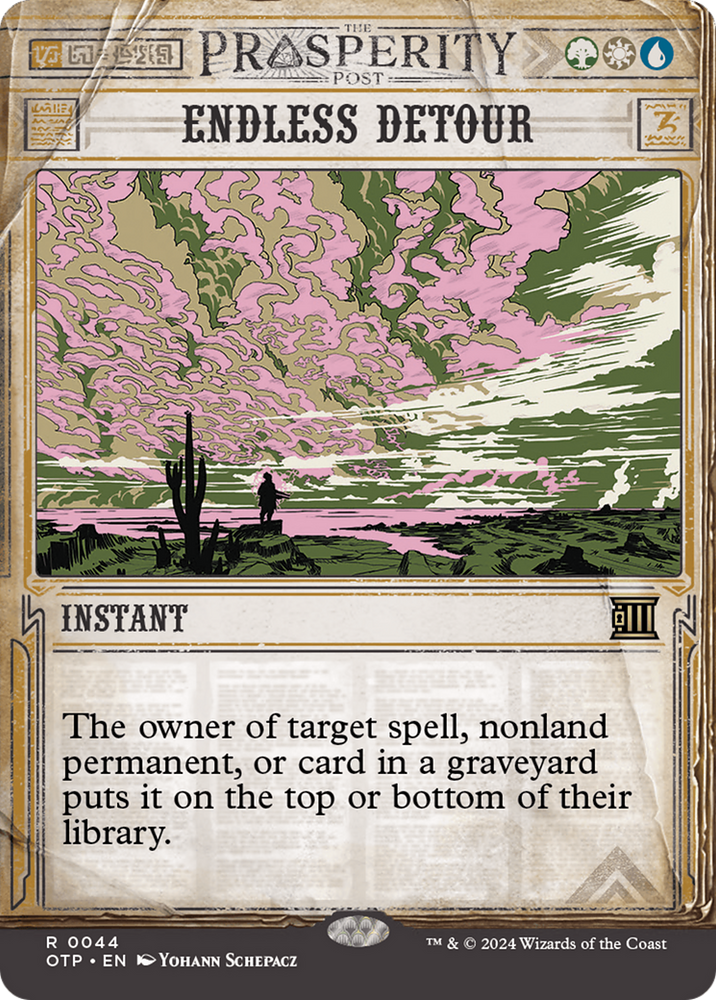Endless Detour [Outlaws of Thunder Junction: Breaking News] Magic: The Gathering