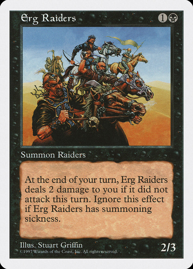 Erg Raiders [Fifth Edition] Magic: The Gathering