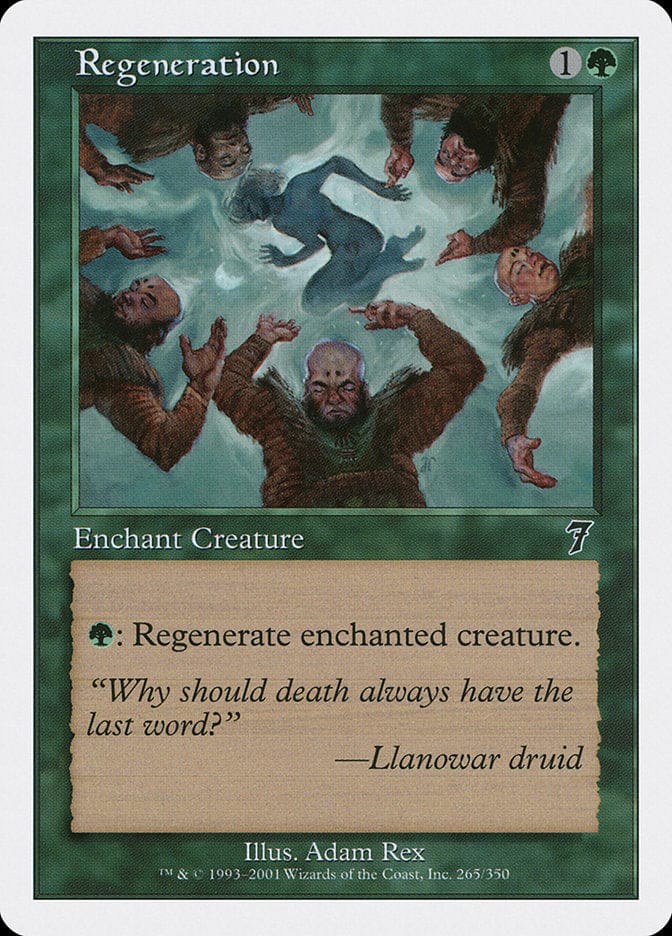 Regeneration [Seventh Edition] Magic: The Gathering