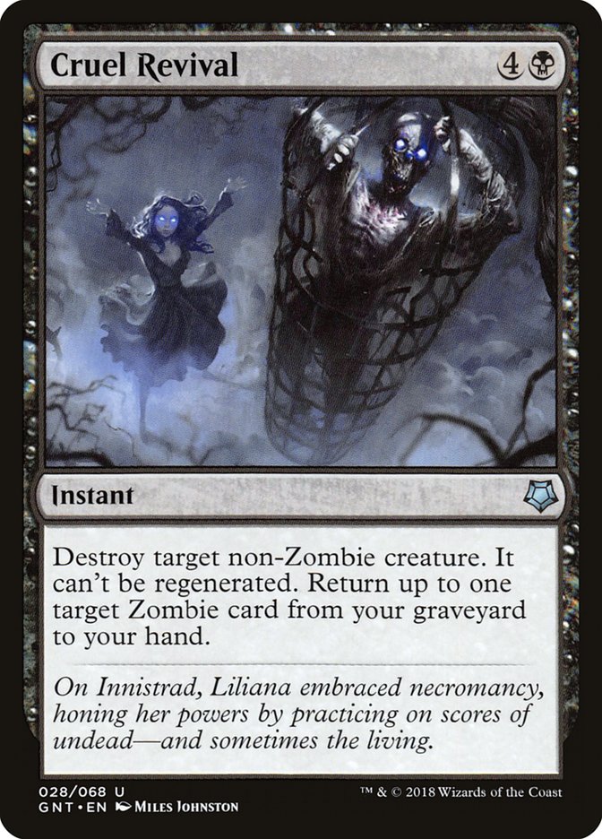 Cruel Revival [Game Night 2018] Magic: The Gathering