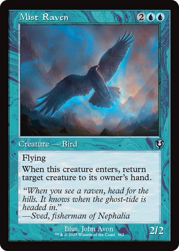 Mist Raven (Retro Frame) [Innistrad Remastered] Magic: The Gathering