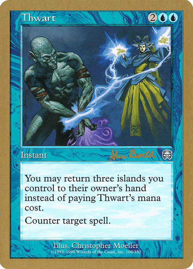 Thwart (Alex Borteh) [World Championship Decks 2001] Magic: The Gathering