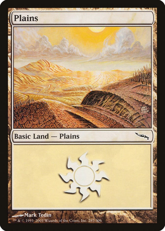 Plains (287) [Mirrodin] Magic: The Gathering