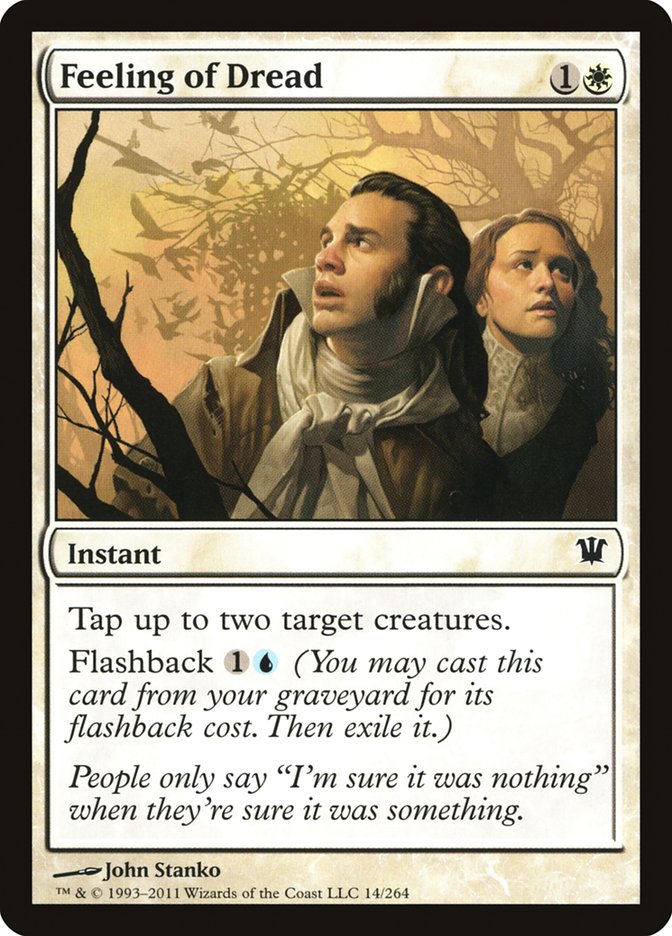 Feeling of Dread [Innistrad] Magic: The Gathering