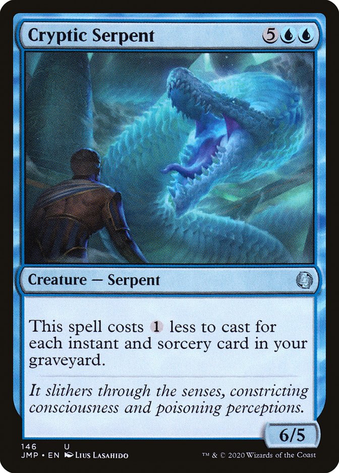 Cryptic Serpent [Jumpstart] Magic: The Gathering