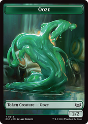 Insect (0012) // Ooze (0013) Double-Sided Token [Duskmourn: House of Horror Commander Tokens] Magic: The Gathering