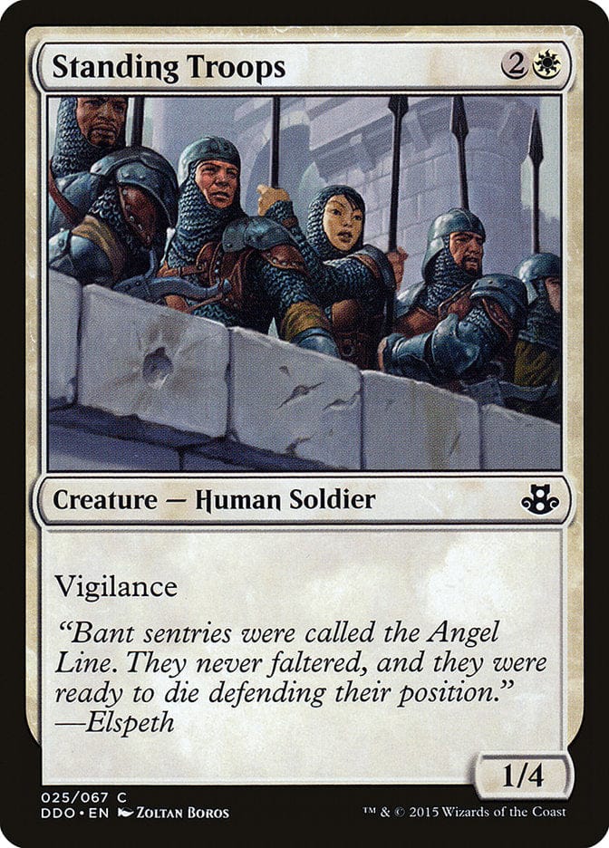 Standing Troops [Duel Decks: Elspeth vs. Kiora] Magic: The Gathering