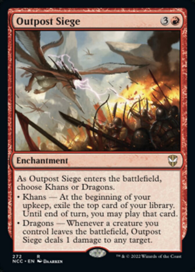 Outpost Siege [Streets of New Capenna Commander] Magic: The Gathering