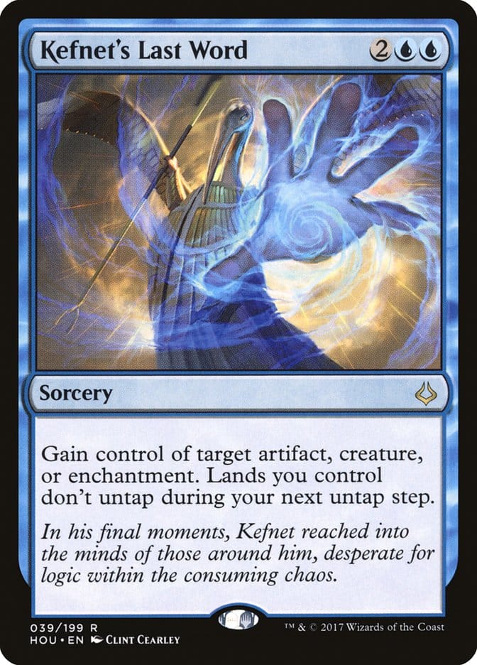Kefnet's Last Word [Hour of Devastation] Magic: The Gathering