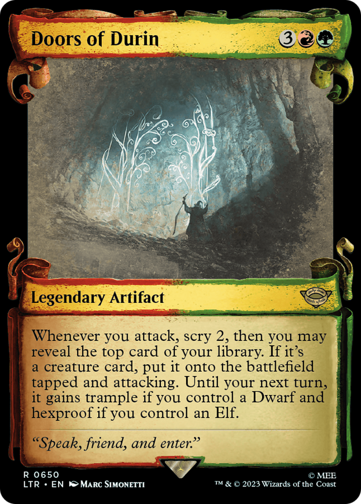 Doors of Durin [The Lord of the Rings: Tales of Middle-Earth Showcase Scrolls] Magic: The Gathering