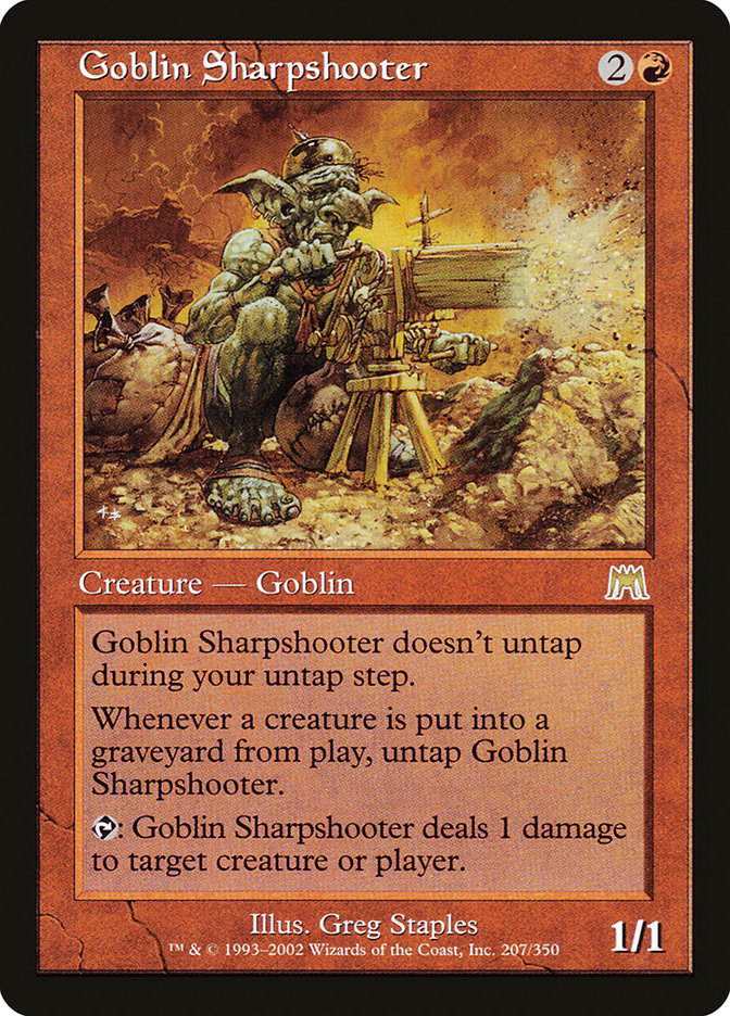 Goblin Sharpshooter [Onslaught] Magic: The Gathering