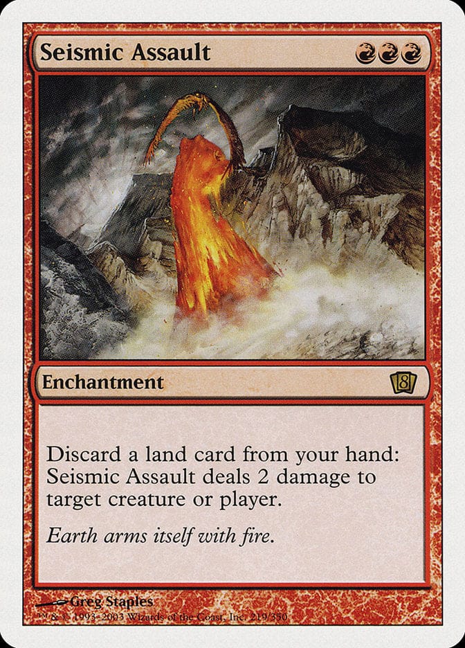 Seismic Assault [Eighth Edition] Magic: The Gathering