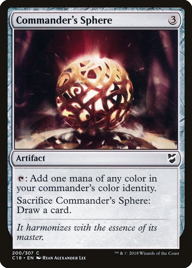 Commander's Sphere [Commander 2018] Magic: The Gathering