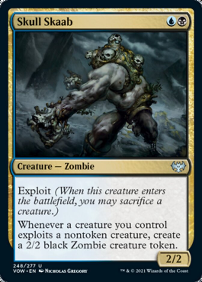 Skull Skaab [Innistrad: Crimson Vow] Magic: The Gathering