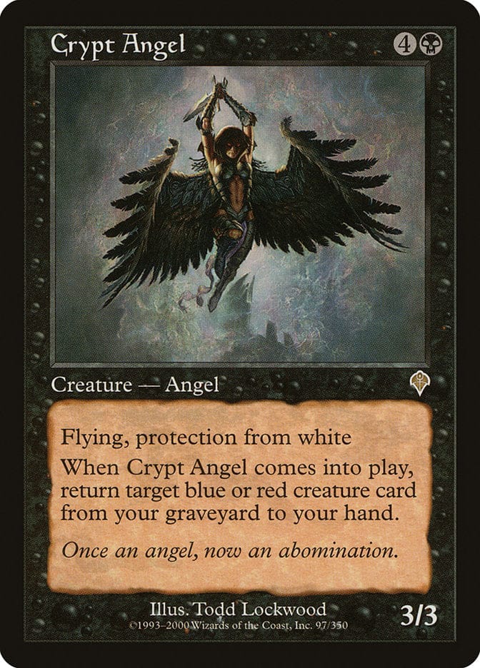 Crypt Angel [Invasion] Magic: The Gathering