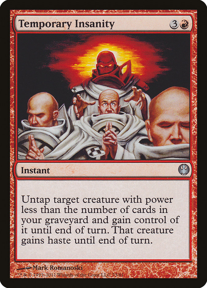 Temporary Insanity [Duel Decks: Knights vs. Dragons] Magic: The Gathering