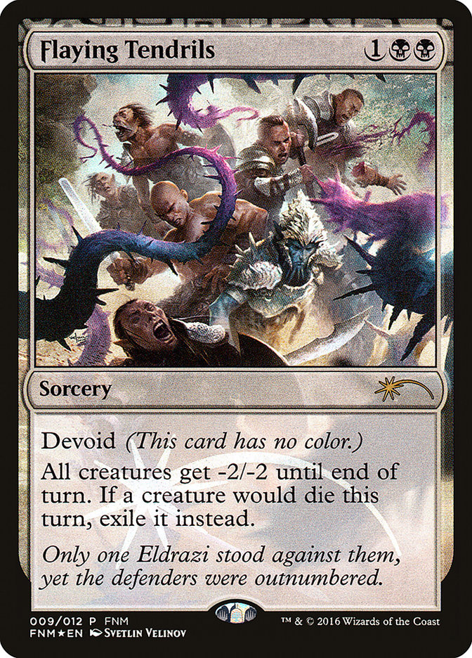 Flaying Tendrils [Friday Night Magic 2016] Magic: The Gathering