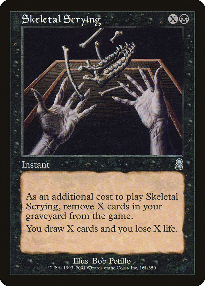 Skeletal Scrying [Odyssey] Magic: The Gathering