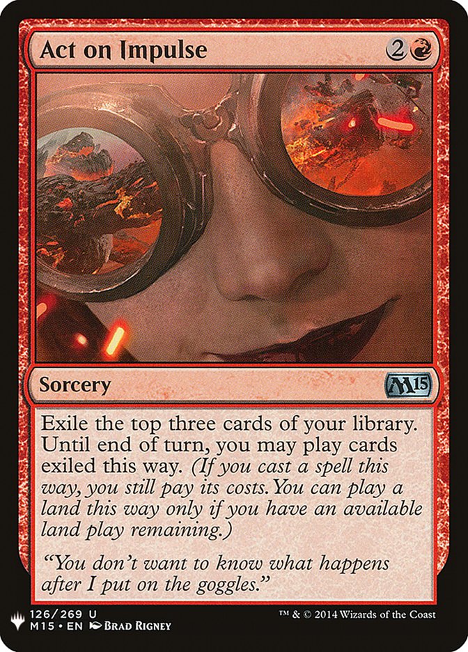 Act on Impulse [Mystery Booster] Magic: The Gathering