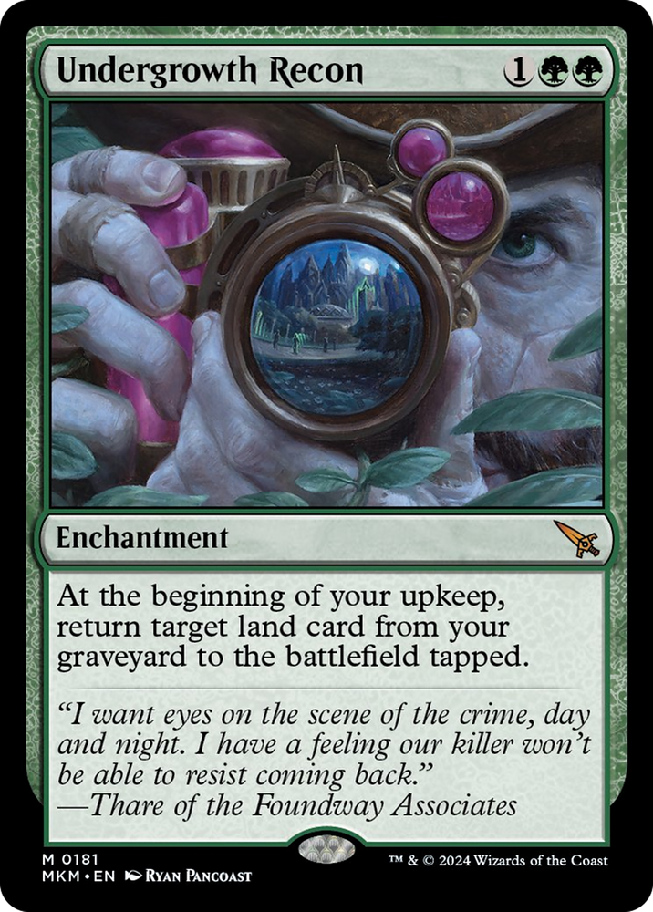 Undergrowth Recon [Murders at Karlov Manor] Magic: The Gathering
