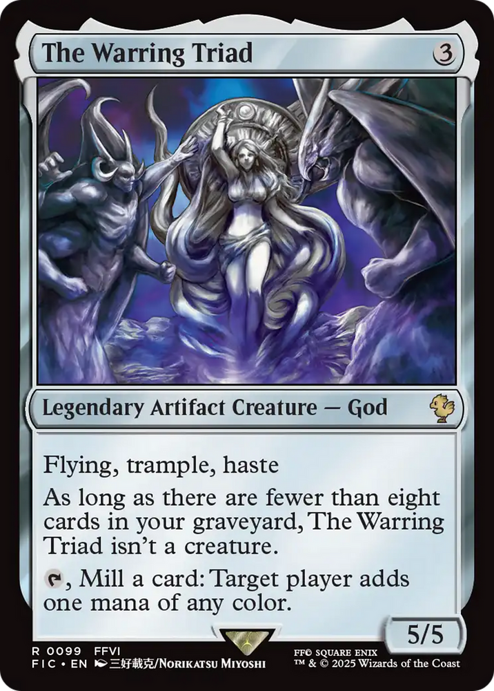The Warring Triad [FINAL FANTASY Commander] Magic: The Gathering