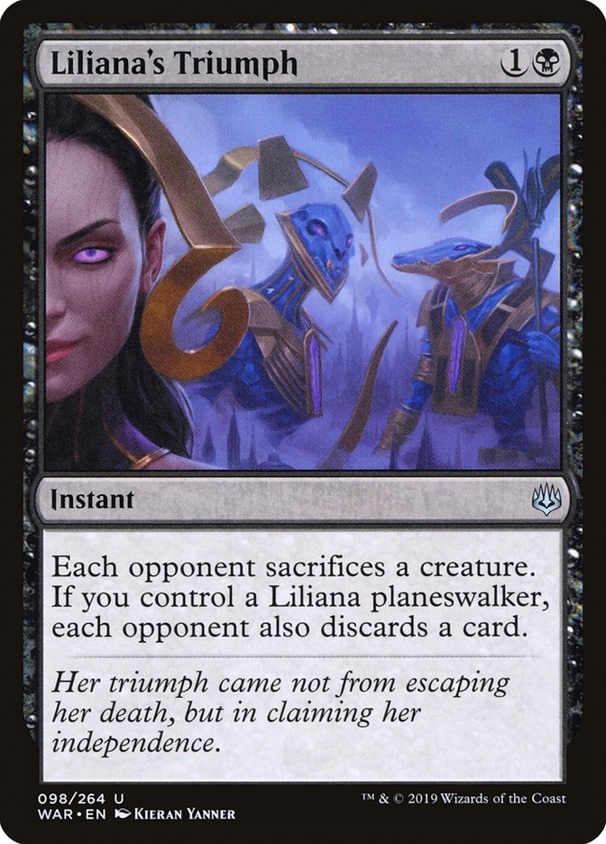 Liliana's Triumph [War of the Spark] Magic: The Gathering