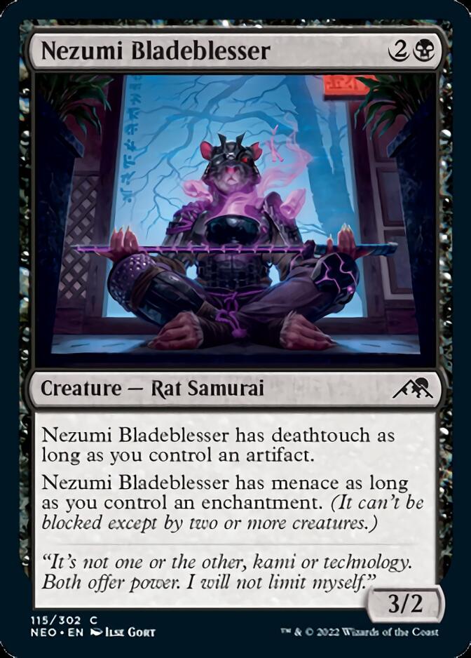 Nezumi Bladeblesser [Kamigawa: Neon Dynasty] Magic: The Gathering
