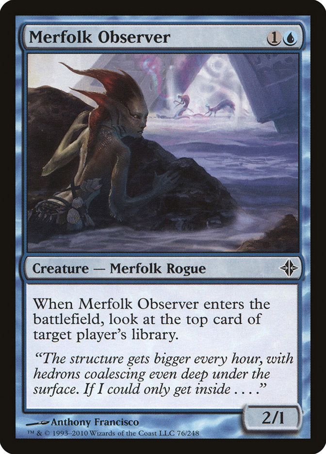 Merfolk Observer [Rise of the Eldrazi] Magic: The Gathering