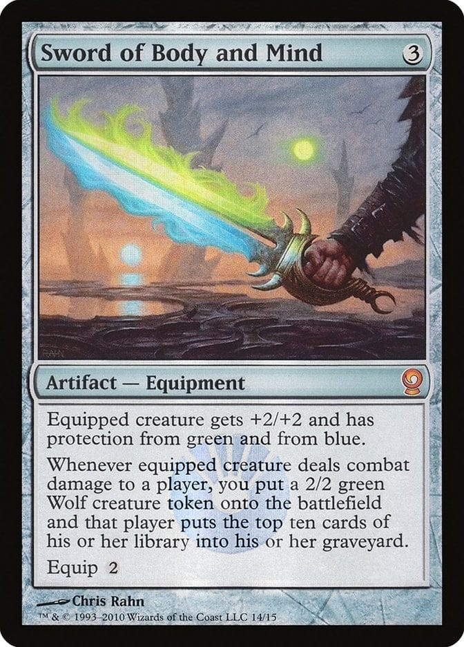 Sword of Body and Mind [From the Vault: Relics] Magic: The Gathering