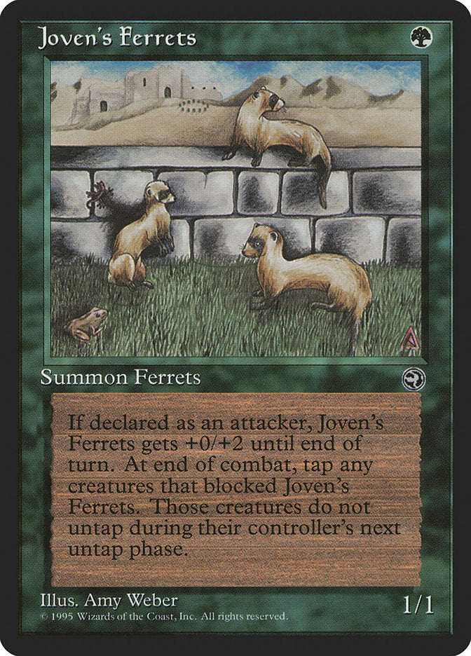 Joven's Ferrets [Homelands] Magic: The Gathering