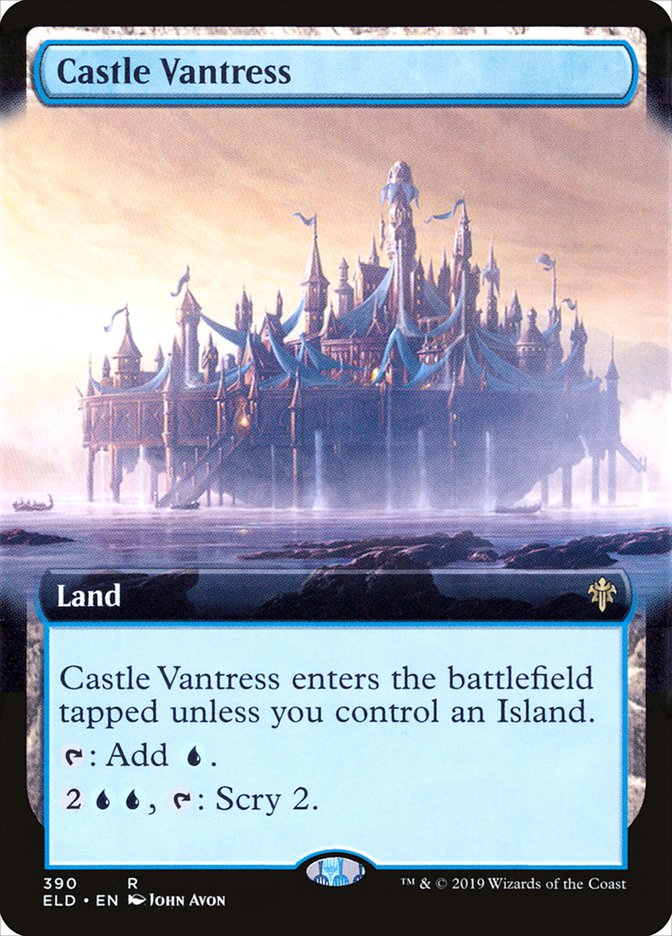 Castle Vantress (Extended Art) [Throne of Eldraine] Magic: The Gathering