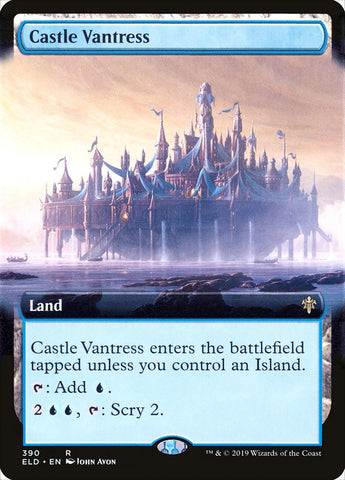Castle Vantress (Extended Art) [Throne of Eldraine] Magic: The Gathering