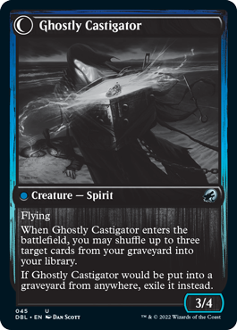 Covetous Castaway // Ghostly Castigator [Innistrad: Double Feature] Magic: The Gathering