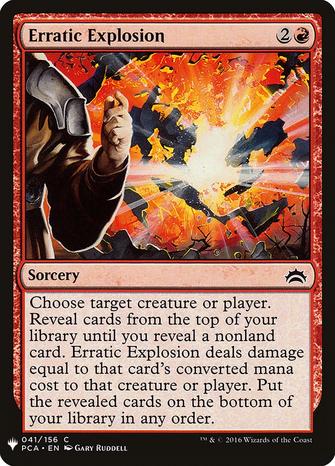 Erratic Explosion [Mystery Booster] Magic: The Gathering
