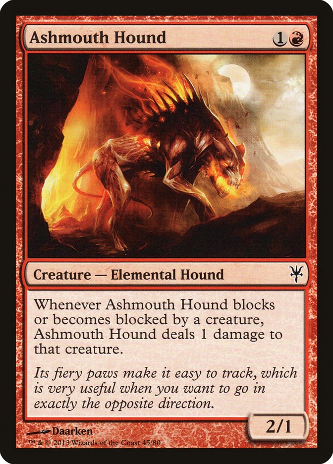 Ashmouth Hound [Duel Decks: Sorin vs. Tibalt] Magic: The Gathering