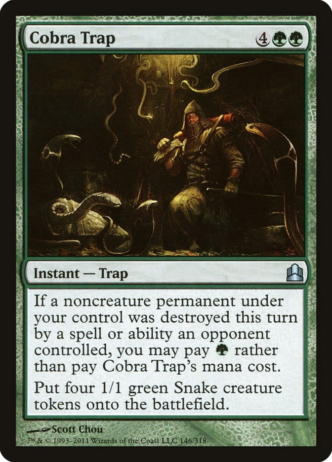 Cobra Trap [Commander 2011] Magic: The Gathering