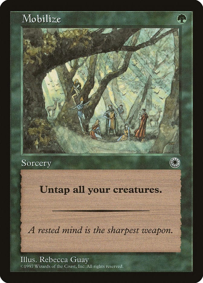 Mobilize [Portal] Magic: The Gathering