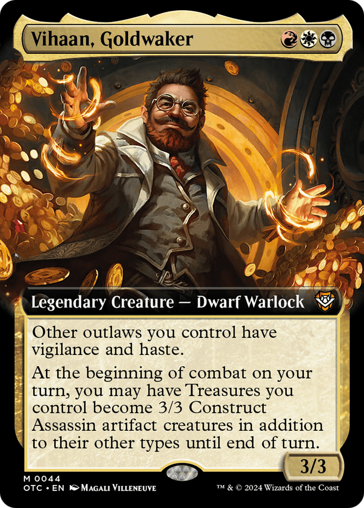 Vihaan, Goldwaker (Extended Art) [Outlaws of Thunder Junction Commander] Magic: The Gathering