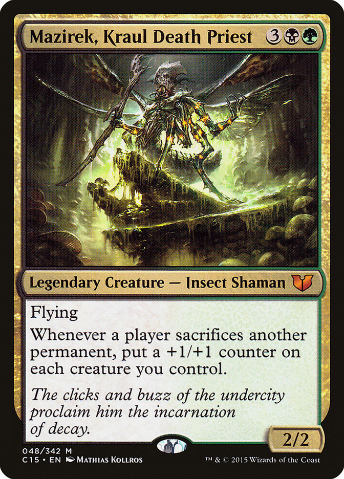 Mazirek, Kraul Death Priest [Commander 2015] Magic: The Gathering