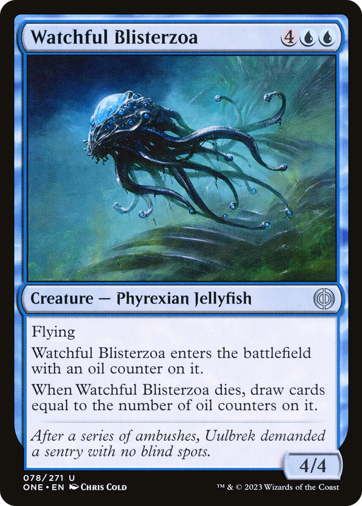 Watchful Blisterzoa [Phyrexia: All Will Be One] Magic: The Gathering