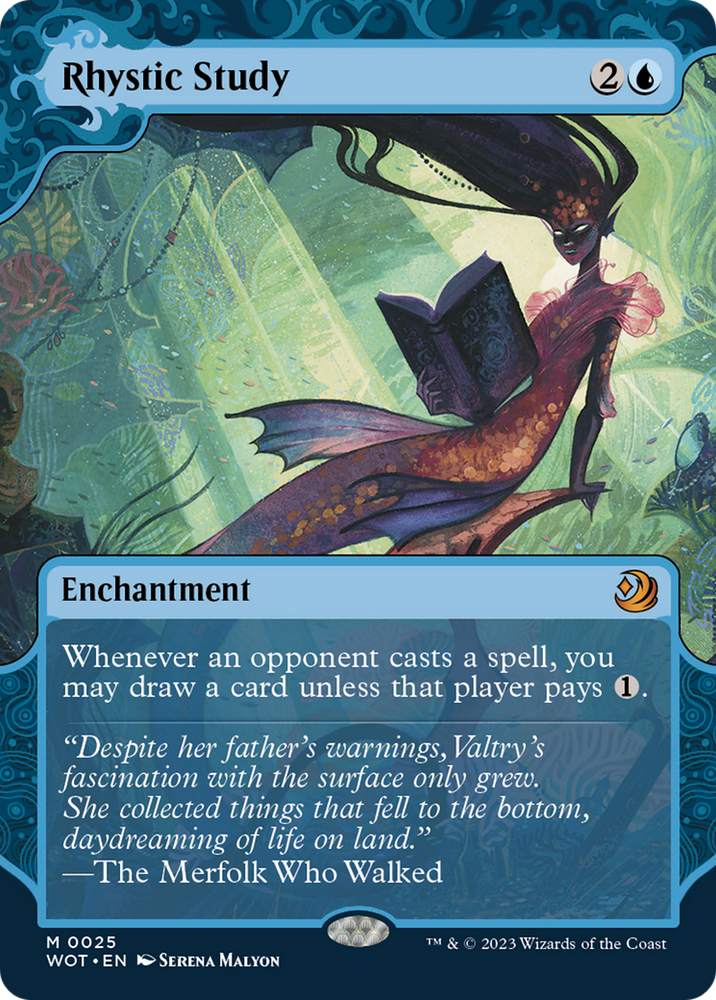 Rhystic Study [Wilds of Eldraine: Enchanting Tales] Magic: The Gathering