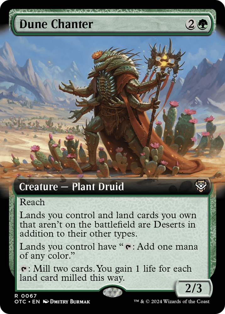 Dune Chanter (Extended Art) [Outlaws of Thunder Junction Commander] Magic: The Gathering