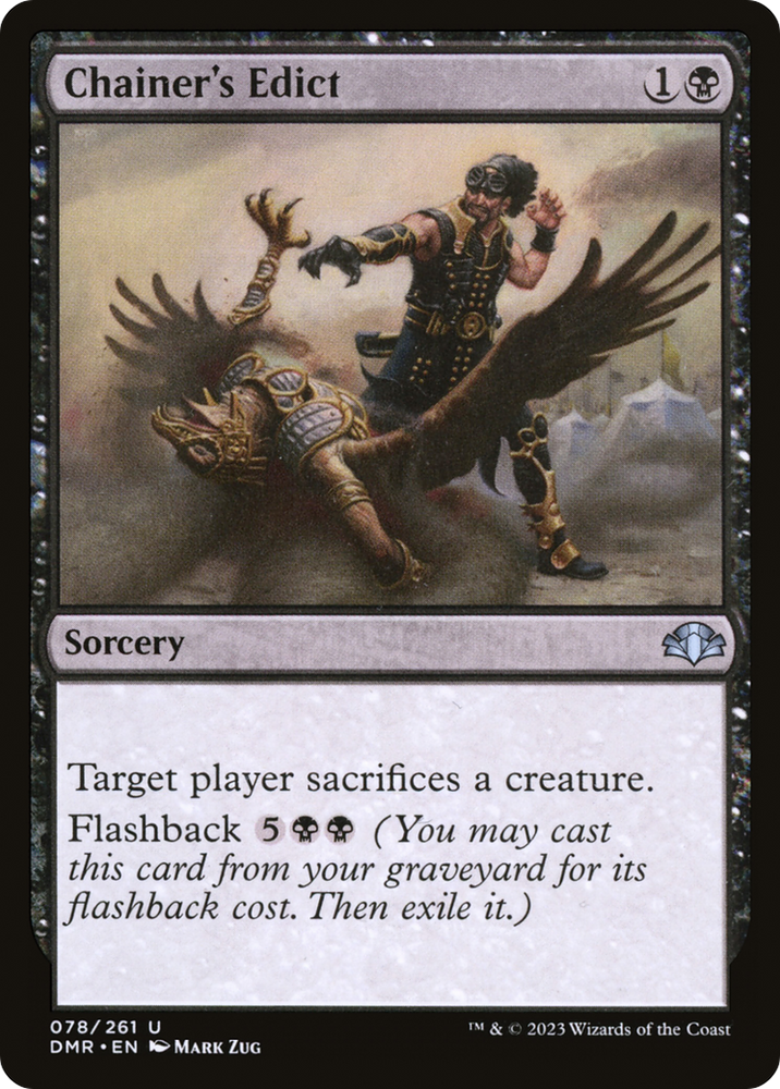 Chainer's Edict [Dominaria Remastered] Magic: The Gathering