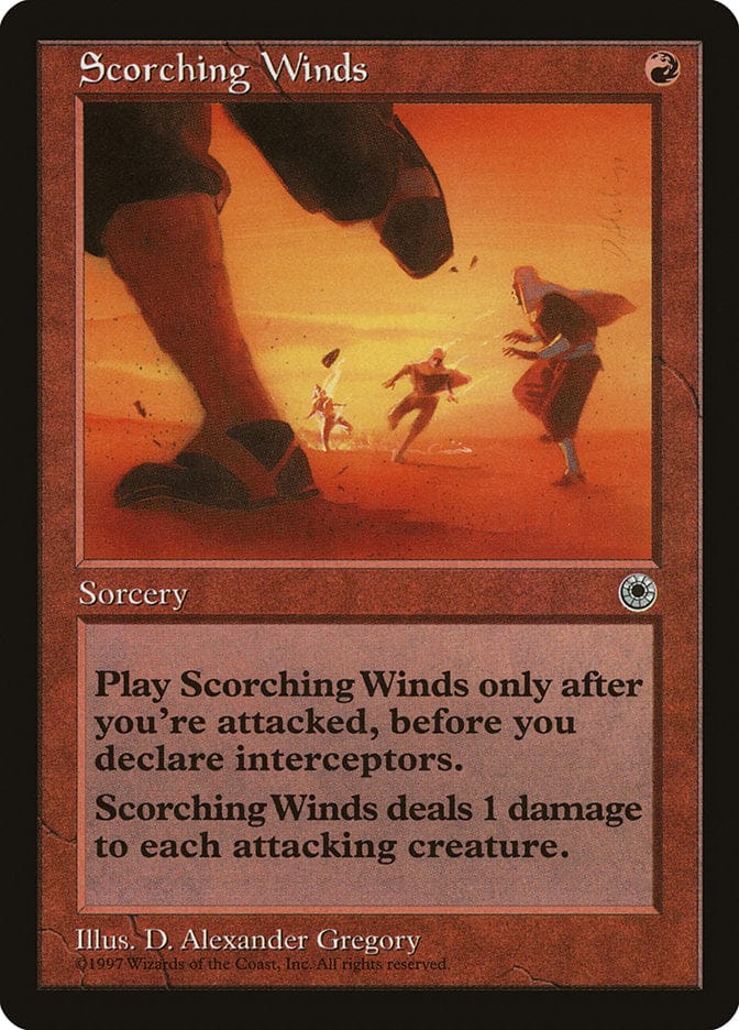 Scorching Winds [Portal] Magic: The Gathering