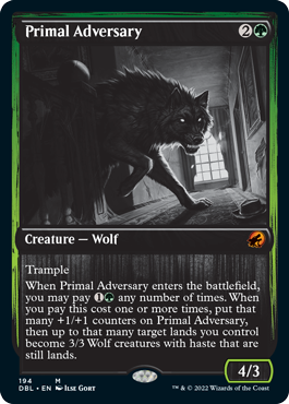 Primal Adversary [Innistrad: Double Feature] Magic: The Gathering